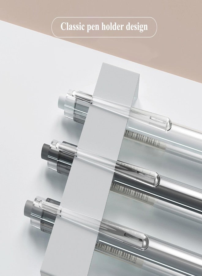 ام اند جي مجموعة أقلام جل من إم آند جي، ١٢ قلمًا، أقلام حبر جاف أسود قابلة للسحب برأس رفيع ٠٫٥ مم، سعة كبيرة، مع حامل أقلام مرئي، أقلام حبر جاف سوداء ناعمة للكتابة، مناسبة للمكتب والمدرسة والمنزل، للرجال والنساء - Image 5